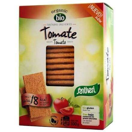 SANTIVERI Tomato Crackers Gluten Free Bio