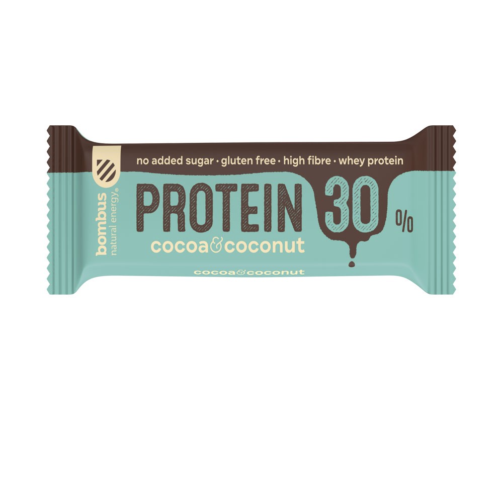 Bombus Raw Protein Bar with Chocolate Coating - Coconut & Cocoa