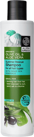 Aura Greca Hair Shampoo Dead Sea Trace Elements