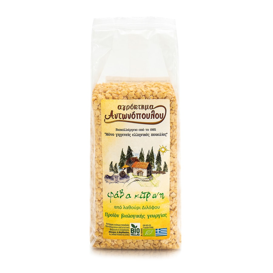Farm of Antonopoulos Fava Kitrini from Lathouri Dilofou
