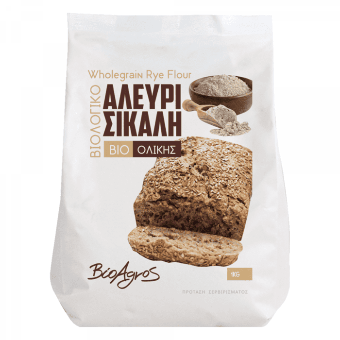 BioAgros Αλεύρι Σίκαλη Ολικής